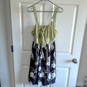 Stylish Olive Green Dress